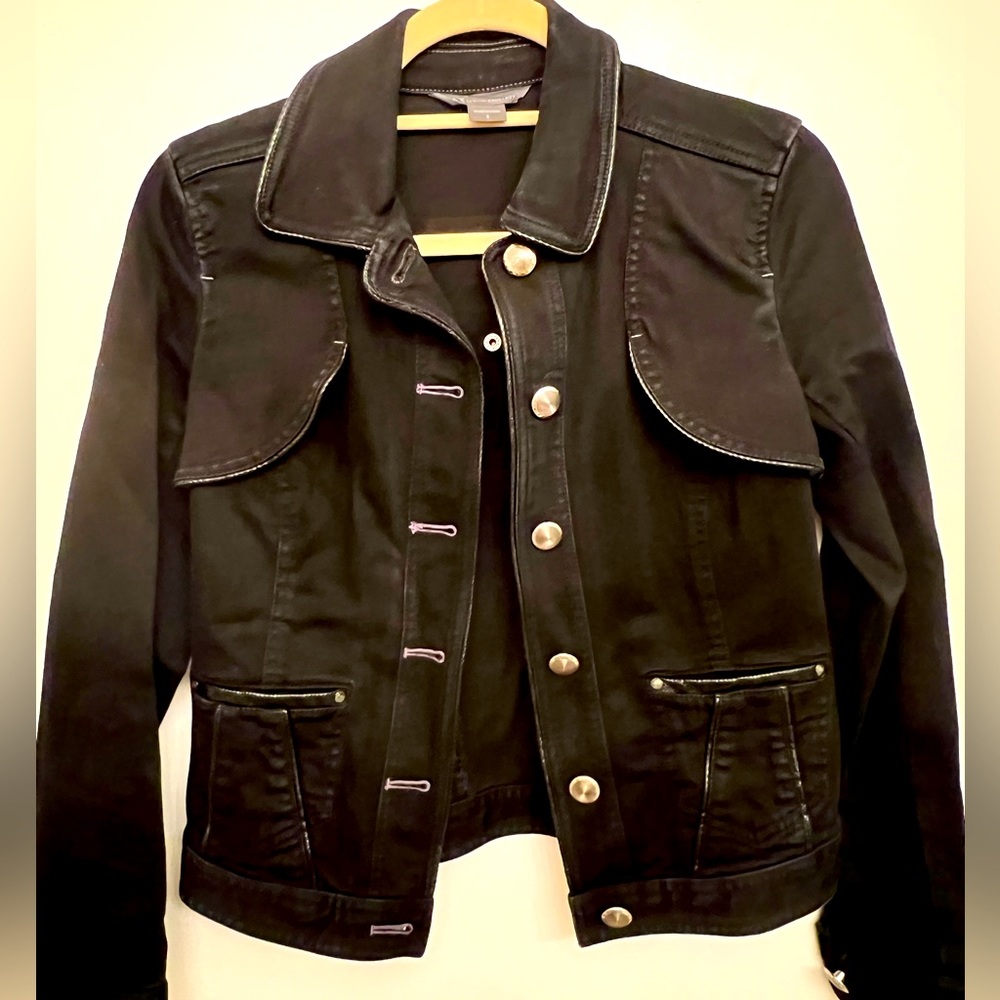 Armani Exchange Distressed Denim Jacket